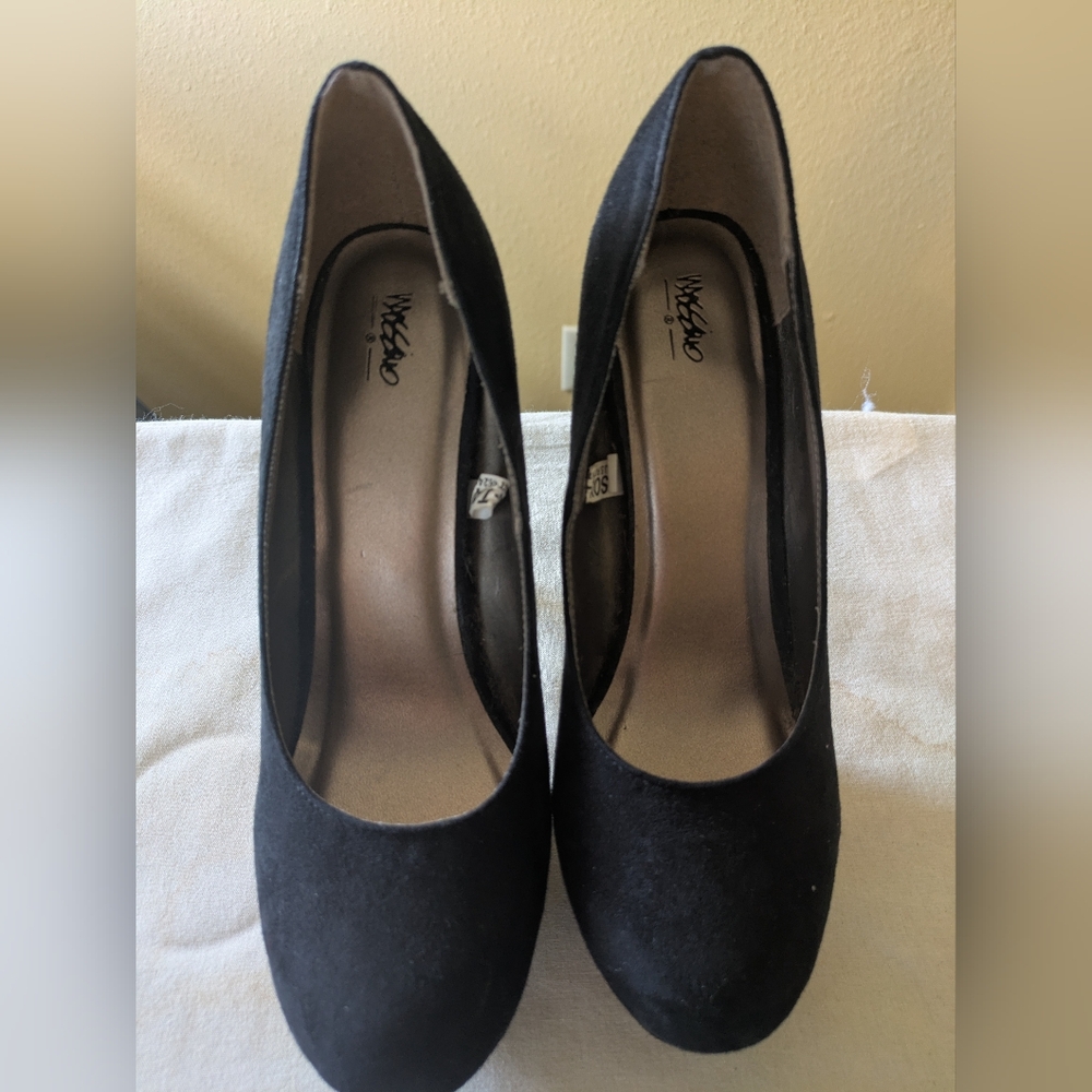 Mossimo Black Platform 2010s Clubbing Heels Size 6